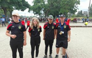 Championnats régionaux des triplettes jeunes à Bruges