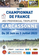 Championnat de France Triplette Jeu Provençal