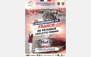 Championnat de France Triplette Féminin