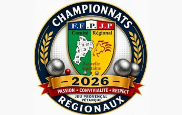 Championnat Régional Doublette Jeu Provençal à Condat sur Vienne le 06 &amp; 07 Juin 2026