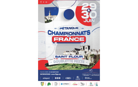 Championnat de France Doublette Mixte à SAINT FLOUR 