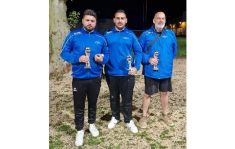 Championnat Départemental Triplette Sénior Masculin