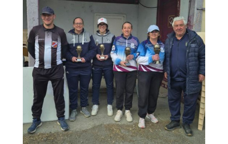 Championnat Départemental Doublette Féminin à Artix